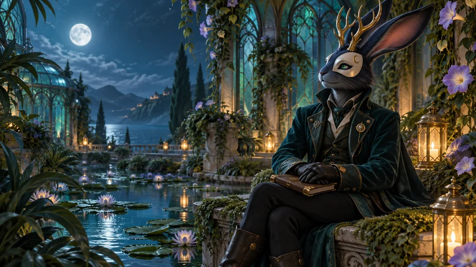 Vesper in the care chapter of the Midnight Conservatory