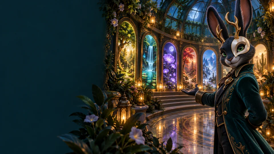 Vesper in the guest chapter of the Midnight Conservatory