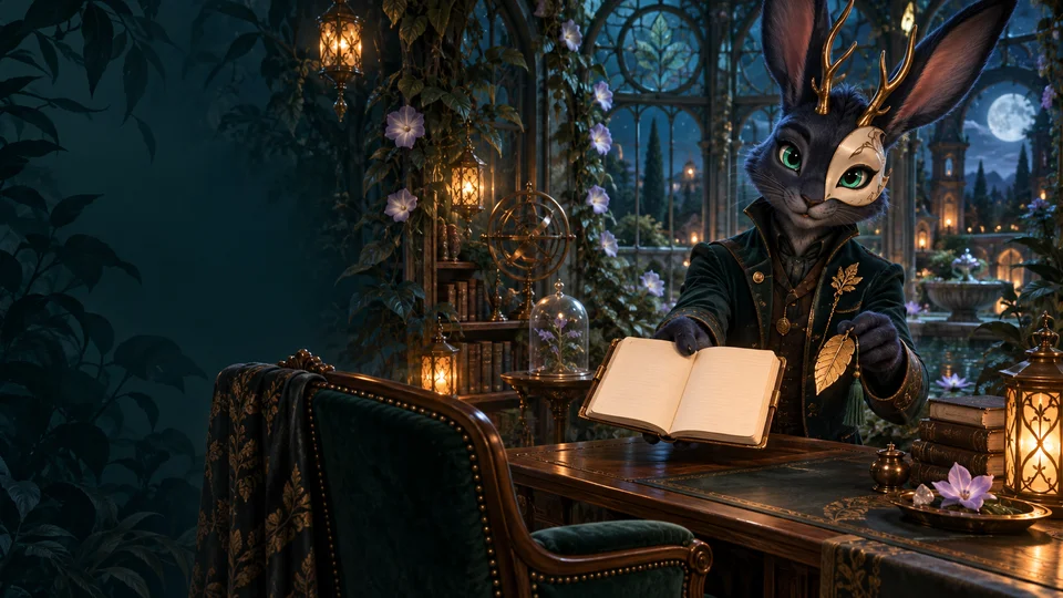 Vesper welcomes you at the conservatory register desk