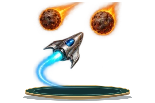 Comet Dodge game objects