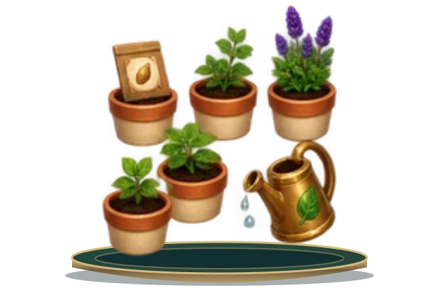 Midnight Garden game objects