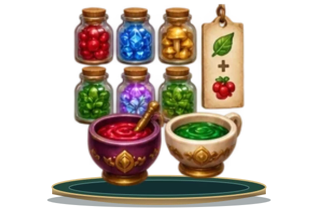 Spell Kitchen Orders game objects