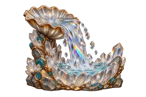 Crystal Cascade game characters and objects