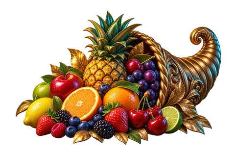 Fruit Bonanza game characters and objects