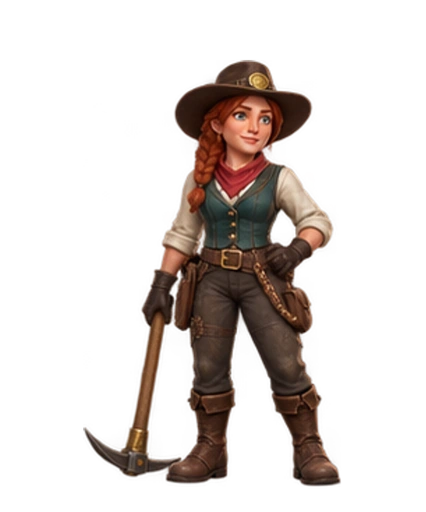 Gold Rush: Dynamite Creek game characters and objects